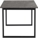 Esstisch >Luxembourg< in Beton Dekor grau, MDF - 160x76x90cm (BxHxT)