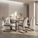 Esstisch >Luxembourg< in Eiche Dekor braun, MDF - 160x76x90cm (BxHxT)