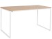Esstisch >Messina< in Eiche natur Dekor, MDF/Folie - 160x76x90cm (BxHxT)
