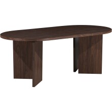 Esstisch >Wien< in Wallnuss Dekor braun, MDF -...