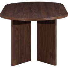 Esstisch >Wien< in Wallnuss Dekor braun, MDF - 200x76x100cm (BxHxT)