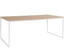 Esstisch >Messina< in Eiche Dekor Natur, MDF/Metall...