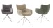 Drehstuhl >LIMONE< (2er-Set) Federkern, in olive - 61x88x63 (BxHxT)