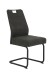 Freischwinger >KERSTIN S< (4er-Set) Federkorb, Griff, Vintage Anthrazit - 49x100x61 (BxHxT)