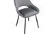 Esszimmerstuhl >Eindhoven< (2er-Set) in Hellgrau, Samt/Metall - 55x91x63 (BxHxT)