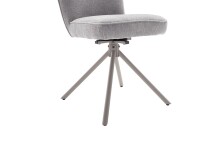 Esszimmerstuhl >Marilla< (2er-Set) drehbar, in grau - 61x91x64 (BxHxT)