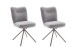 Esszimmerstuhl >Marilla< (2er-Set) drehbar, in grau - 61x91x64 (BxHxT)