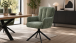 Armlehnstuhl >Yukon< (4er-Set) Drehfunktion, Federkern, olive - 60x94x66cm (BxHxT)