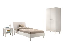 Jugendzimmer-Set >Buche massiv< (3-teilig) in...