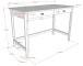 Jugendzimmer-Set >Buche massiv< (3-teilig) in weiß lackiert - 100x190x55 (BxHxT)