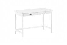Jugendzimmer-Set >Buche massiv< (4-teilig) in weiß lackiert - 146x190x55 (BxHxT)