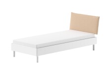 Jugendzimmer-Set >Buche massiv< (3-teilig) in weiß lackiert - 146x190x55 (BxHxT)