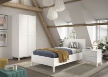 Jugendzimmer-Set >Eva< (3-teilig) in Weiß -...