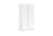 Jugendzimmer-Set >Eva< (3-teilig) in Weiß - 98,5x196,2x57,8 (BxHxT)