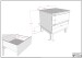 Jugendzimmer-Set >Eva< (4-teilig) in Weiß - 98,5x196,2x57,8 (BxHxT)