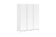 Jugendzimmer-Set >Eva< (4-teilig) in Weiß - 148,8x196,2x57,8 (BxHxT)