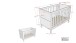 Babymöbel-Set >Eva< (4-teilig) in Weiß - 148,8x196,2x57,8 (BxHxT)