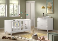 Babymöbel-Set >Eva< (3-teilig) in Weiß -...