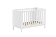 Babymöbel-Set >Eva< (4-teilig) in Weiß - 98,5x196,2x57,8 (BxHxT)