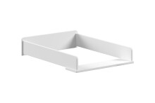 Babymöbel-Set >Eva< (4-teilig) in Weiß - 98,5x196,2x57,8 (BxHxT)
