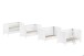 Babymöbel-Set >Eva< (4-teilig) in Weiß - 98,5x196,2x57,8 (BxHxT)