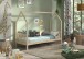 Hausbett >Cabane< in Kiefer natur, Kiefer massiv - 208x169x98cm (BxHxT)