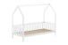 Hausbett >Cabane< in Kiefer weiß, Kiefer massiv - 208x169x98cm (BxHxT)