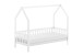 Hausbett >Cabane< Bettschublade, Kiefer weiß, Kiefer teilmassiv - 208x169x98cm (BxHxT)