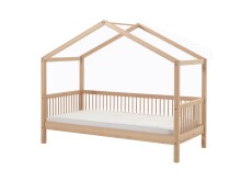 Hausbett >Fagus< in Buche massiv natur lackiert - 207,5x170x97,5 (BxHxT)