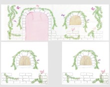 Spielbett >Fagus< in Buche massiv, Textilset Birdy + Tunnel - 207,5x114x135,5 (BxHxT)