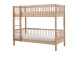 Etagenbett >Fagus< Rausfallschutz, Buche massiv - 207,5x175,4x97,5 (BxHxT)
