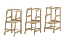 Stehhilfe >Lernturm< in Buche massiv natur lackiert - 41x85x48,3 (BxHxT)
