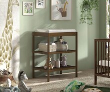Wickelregal >Dino< in Farbe Nussbaum, Buche massiv...