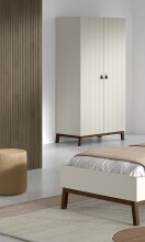 Drehtürenschrank >Sezane< in Farbe Nussbaum /...