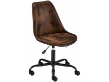 Bürostuhl >Dortmund< in Büffelbraun,...