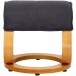 Relaxsessel >Porto< in Grau, Mikrofaser/Holz - 67x103x85cm (BxHxT)