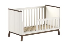 Babymöbel-Set >Sezane< (3-teilig) in Clay / Nussbaumfarbig - 145x85x76 (BxHxT)
