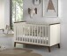 Babyzimmer-Komplettset >Sezane< (4-teilig) in Clay / Nussbaumfarbig
