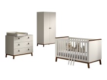 Babyzimmer-Komplettset >Sezane< (4-teilig) in Clay...