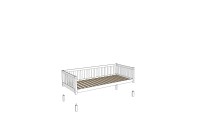Einzelbett >Dallas< in Kiefer Natur, Kiefer massiv - 210x66x97cm (BxHxT)