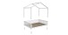 Hausbett >Dallas< in Natur, Kiefer - 210x170x147cm (BxHxT)