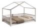 Hausbett >Dallas< in Weiß, Kiefer - 210x170x147cm (BxHxT)