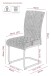 Freischwinger >RACHEL I S< (4er-Set) Federkorb, bis 140kg, Anthrazit - 46x96x60 (BxHxT)