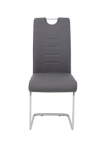 Freischwinger >RUBY S< (2er-Set) bis 140kg, in Grau - 44x103x60 (BxHxT)