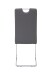 Freischwinger >RUBY S< (2er-Set) bis 140kg, in Grau - 44x103x60 (BxHxT)
