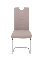 Freischwinger >RUBY S< (2er-Set) bis 140kg, Cappuccino - 44x103x60 (BxHxT)