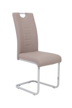 Freischwinger >RUBY S< (2er-Set) bis 140kg, Cappuccino - 44x103x60 (BxHxT)