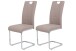 Freischwinger >RUBY S< (2er-Set) bis 140kg, Cappuccino - 44x103x60 (BxHxT)