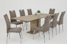 4-Fußstuhl >SUSI II S< (4er-Set) in Vintage Beige - 44x98x61 (BxHxT)