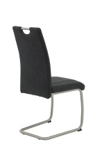 Freischwinger >ULLA S< (2er-Set) in Vintage Anthrazit - 43x98x59 (BxHxT)